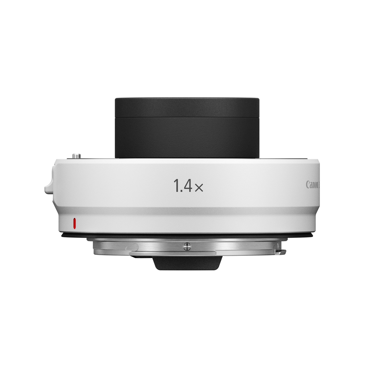 Canon Extender RF 1.4x Telekonverter in Weiß – Seitenansicht