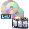 Eine DVD und davor ist ein kleiner Filmstreifen/Negativstreifen zu sehen