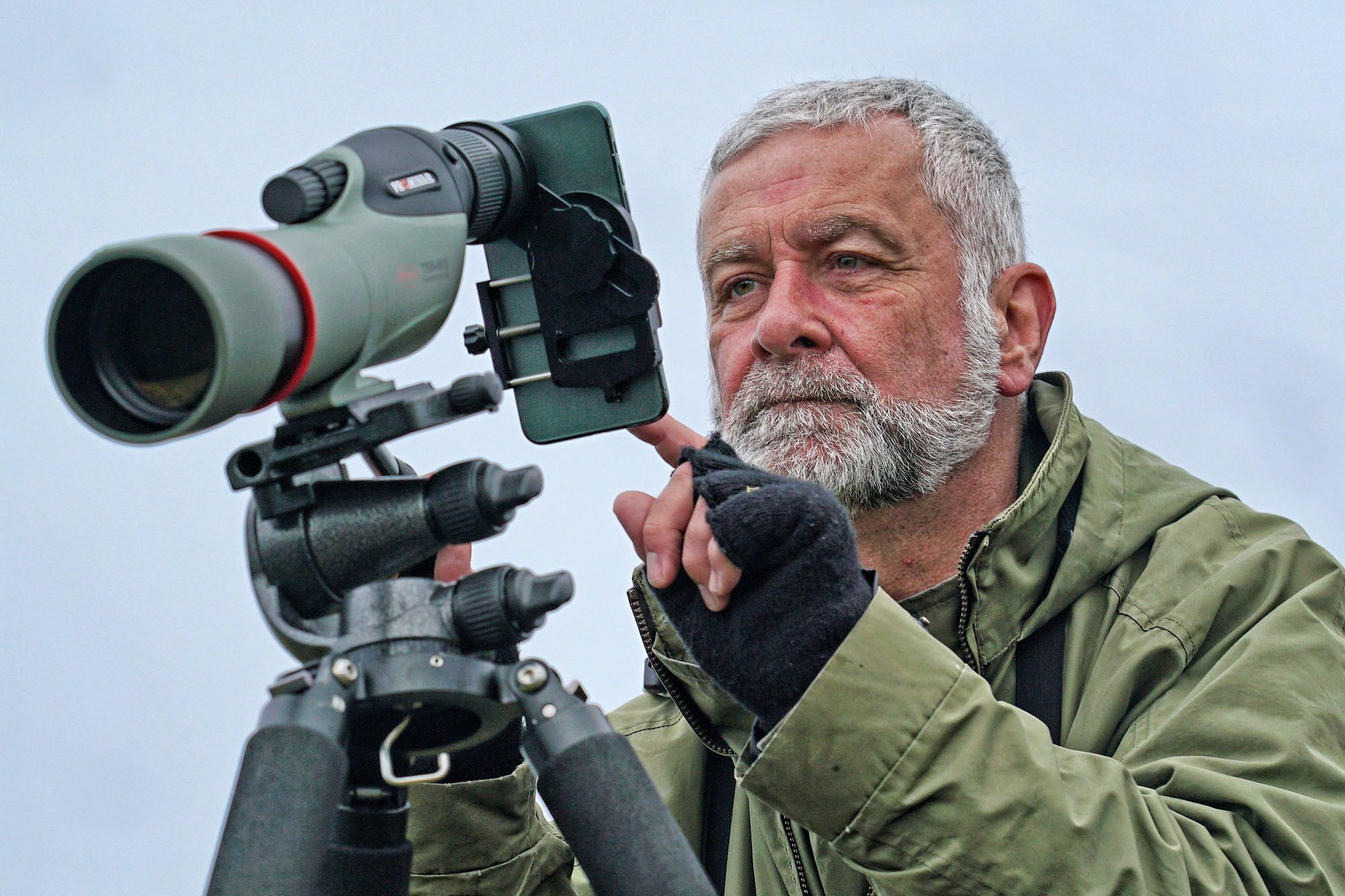 Kowa SMARTOSCOPE VARIO II Adapter mit Kowa TSN-AR11WZ Okularring KIT (TSN 99/88/77/66/55/880/770)