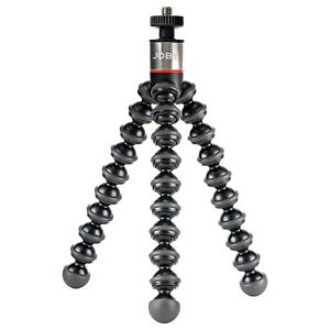 JOBY GorillaPod 325 Schwarz/Charcoal – Flexibles Mini-Stativ für Kamera und unterwegs
