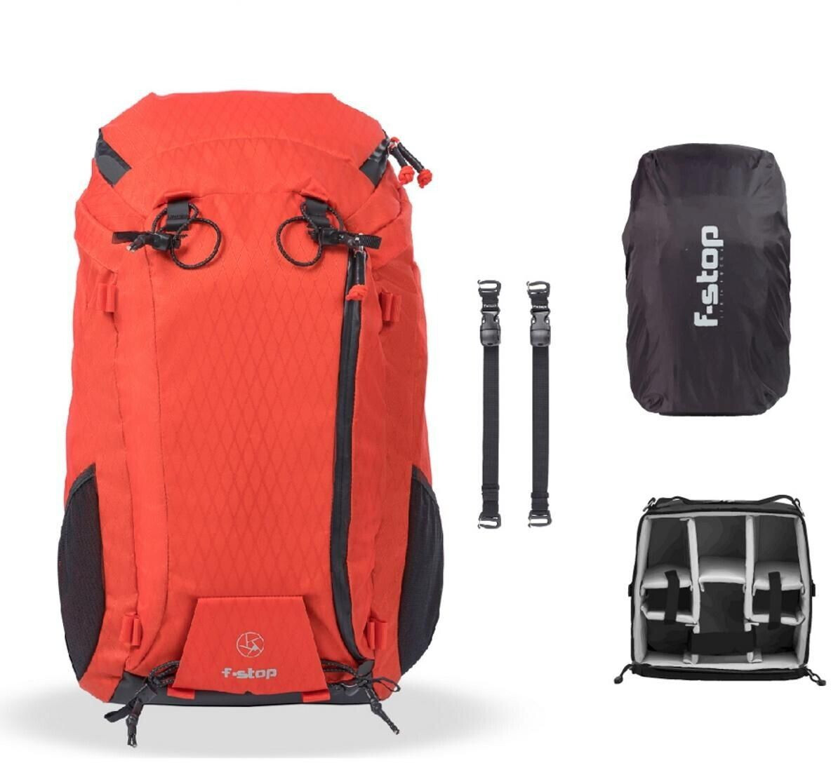 F-Stop Ajna 37L DuraDiamond Bundle Magma – Fotorucksack für Outdoor, Reise & Fotografie