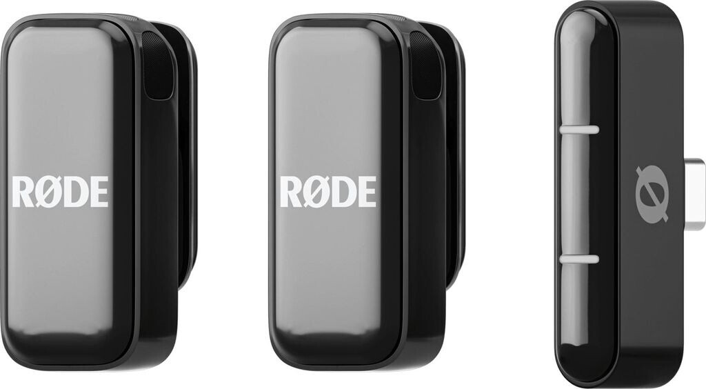 RØDE Wireless Micro USB-C Schwarz – Kabelloses Mikrofon für Smartphone