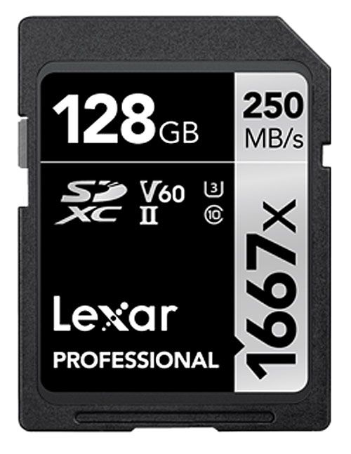 Lexar Professional 1667x SDXC 128GB