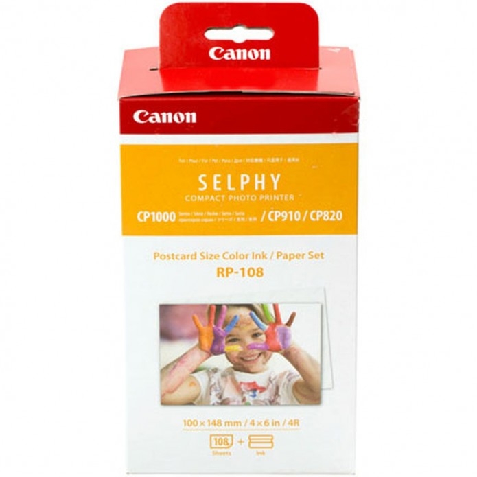 Canon RP-108 Set – 10x15 cm Fotopapier mit Farbbändern