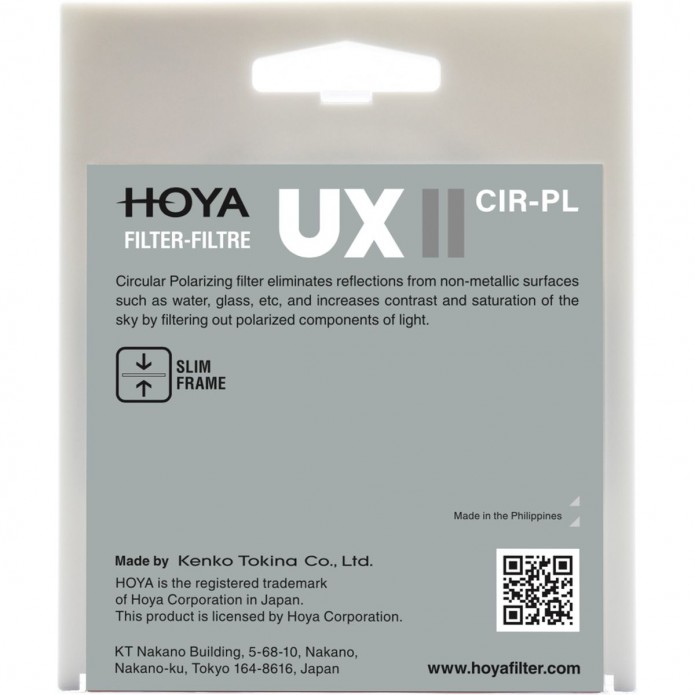 Hoya 62.0mm UX Cir-PL II Filter