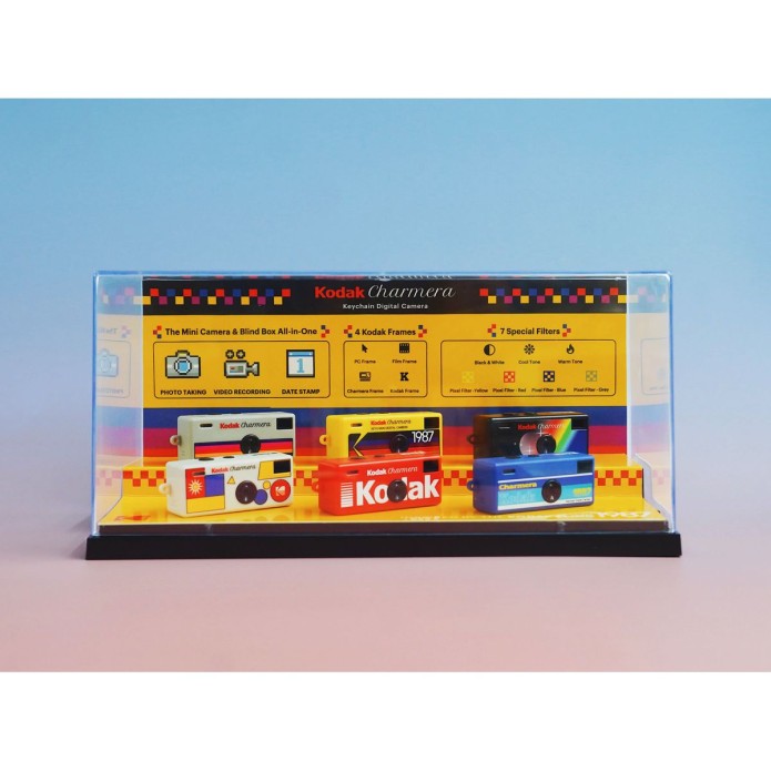 KODAK Charmera 6er Display – 6 Mini-Digitalkameras als Blindbox
