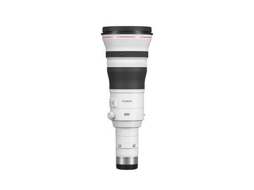 Canon Superteleobjektiv in Weiß mit Stativschelle