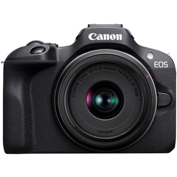 Canon EOS R100 schwarz mit RF-S 18-45mm IS STM + RF-S 55-210mm f/5-7.1 IS STM