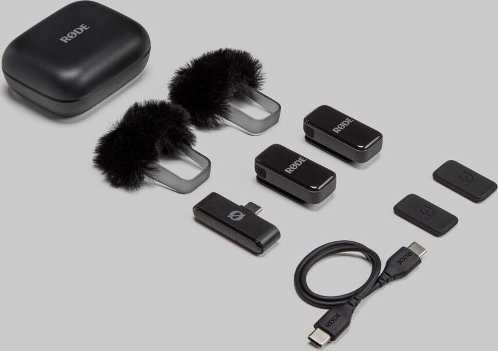 RØDE Wireless Micro USB-C Schwarz – Kabelloses Mikrofon für Smartphone