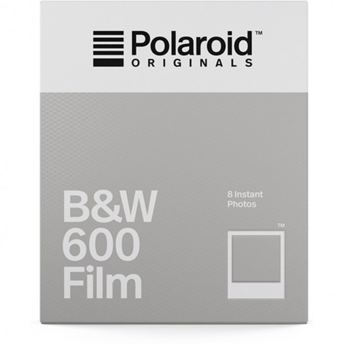Polaroid B&W 600 White Frame