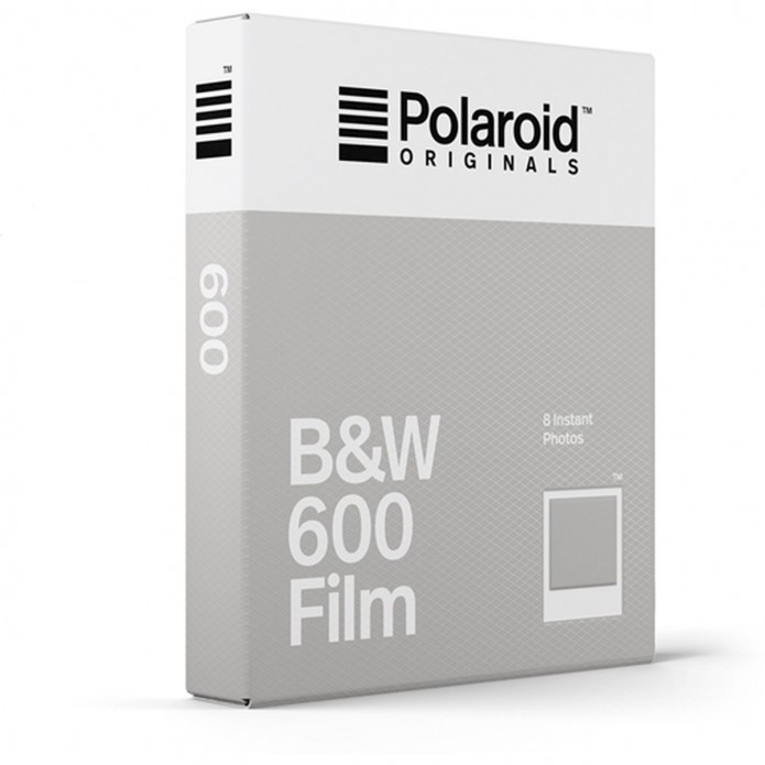 Polaroid B&W 600 White Frame
