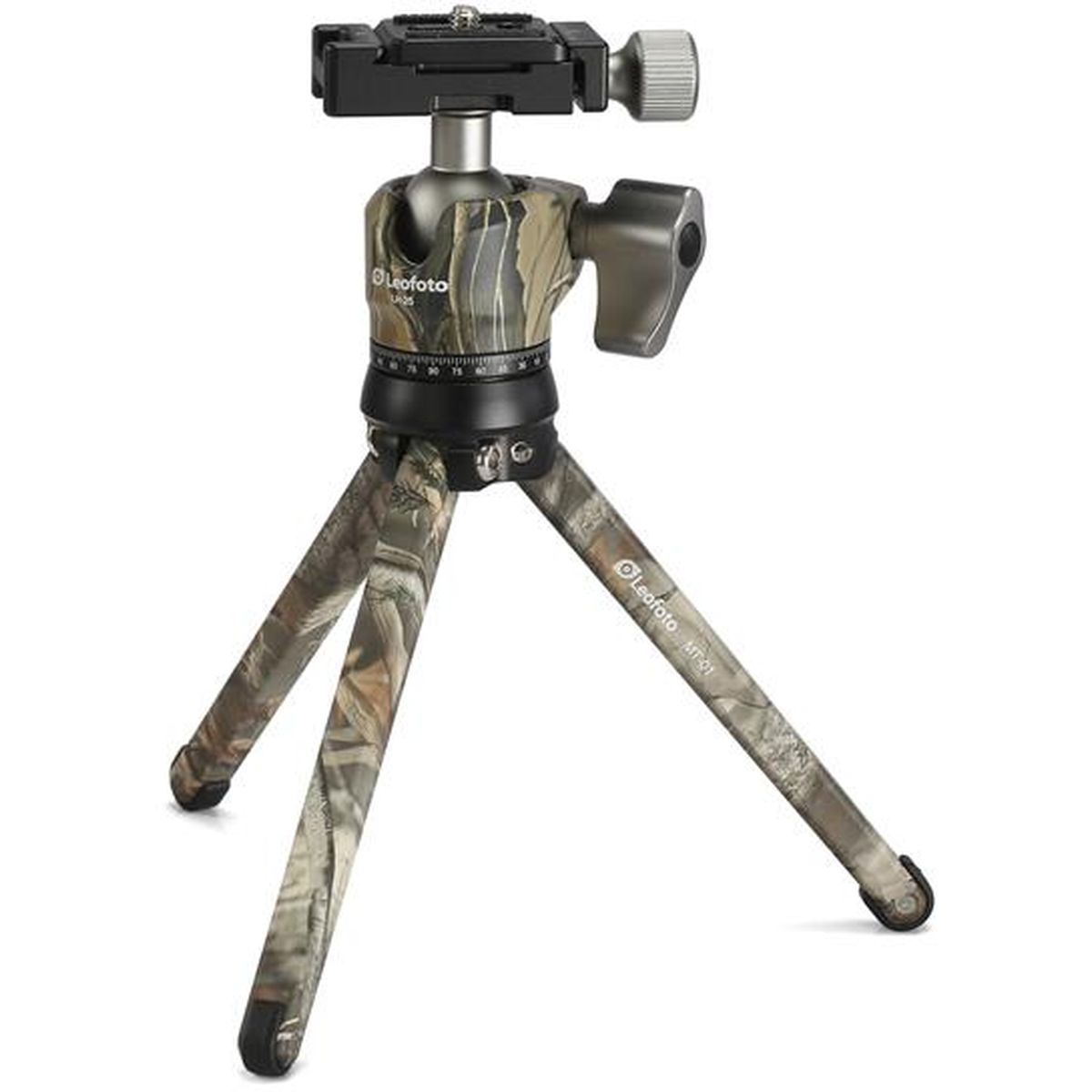 Leofoto Pocket Mini Tripod MT-01 + Ball Head LH-25 Camo
