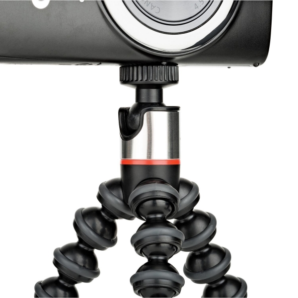 JOBY GorillaPod 325 Schwarz/Charcoal – Flexibles Mini-Stativ für Kamera und unterwegs