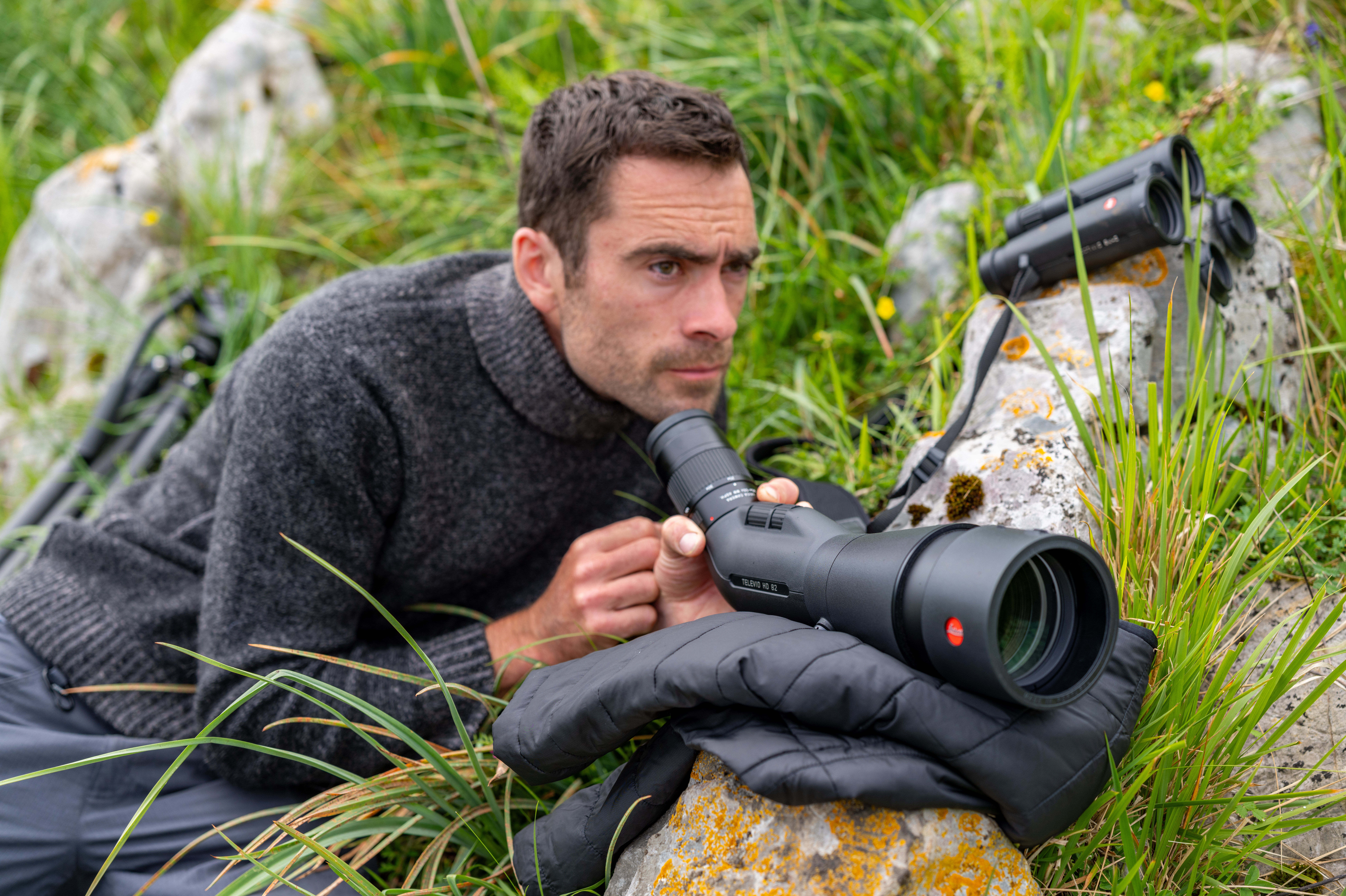 Leica APO-Televid 65 Set inkl. 25-50 Okular ASPH. (Neuheit) Travel-Kit inkl. Leica Tasche & Leica Stativ LV‑323C + BV‑10