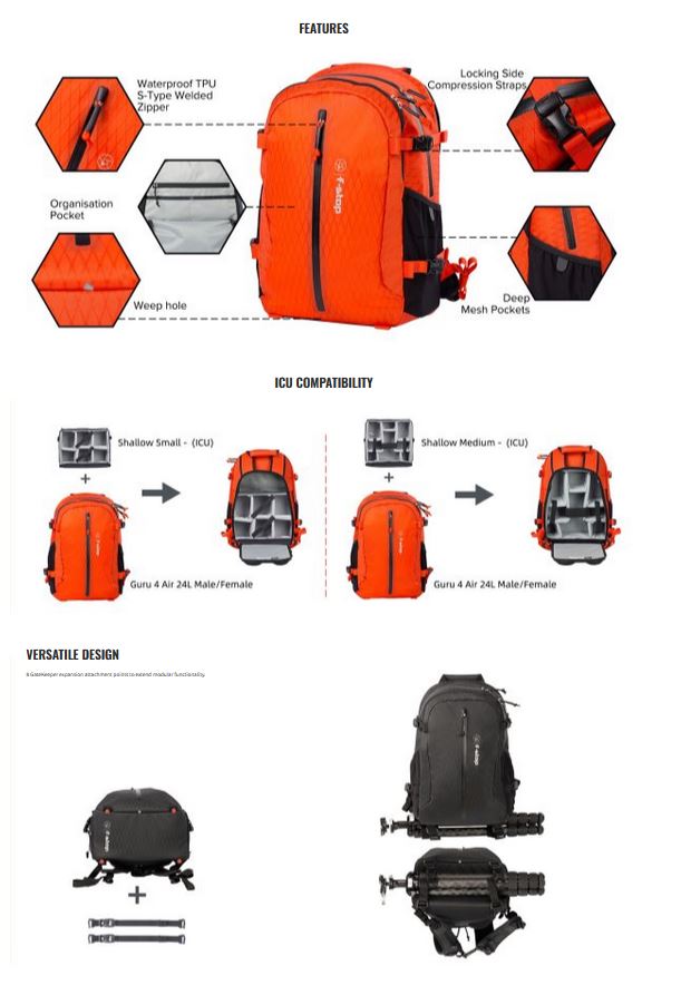 F-Stop Guru 4 AIR - 24 Liter Backpack Arctic